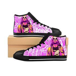 Women's Pink Nirvana High-top Sneakers